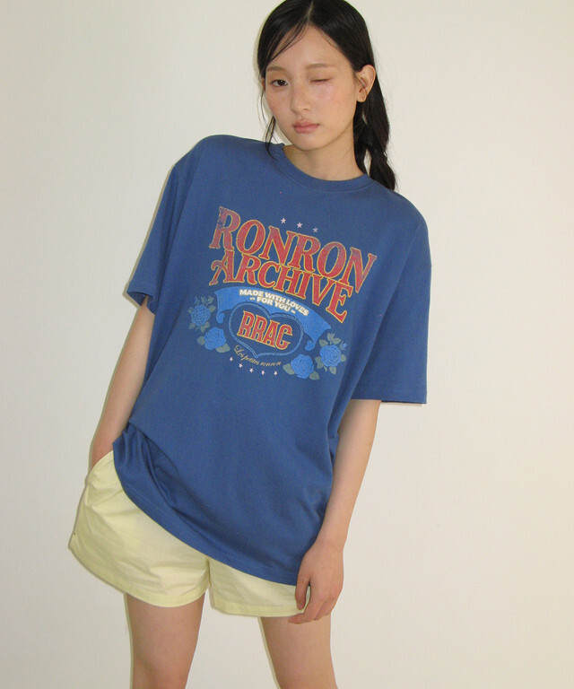 RONRON - ROSE RRAC OVER FIT T SHIRT *2色* (RR26AST5538)