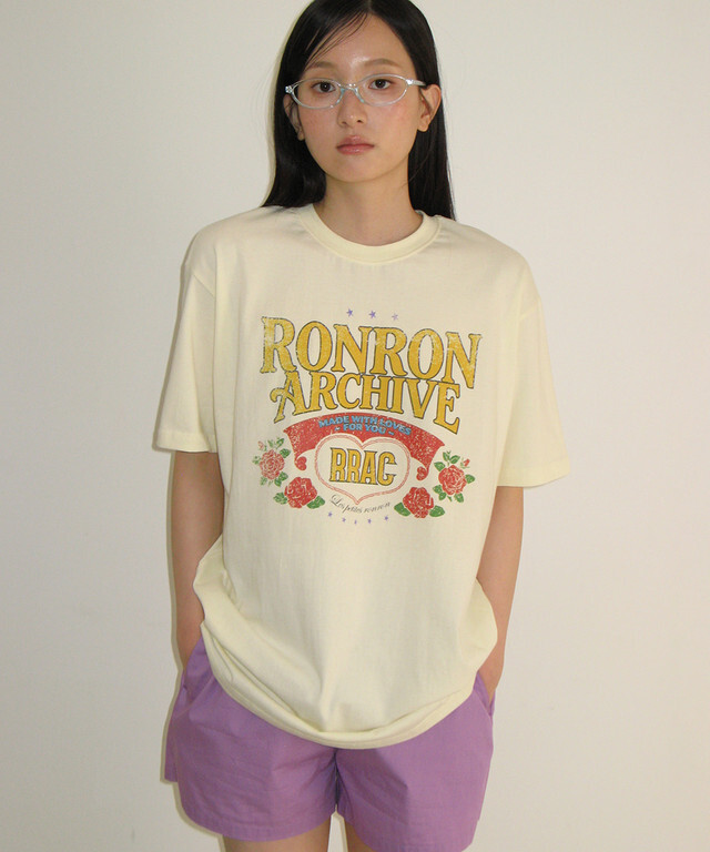 RONRON - ROSE RRAC OVER FIT T SHIRT *2色* (RR26AST5538)