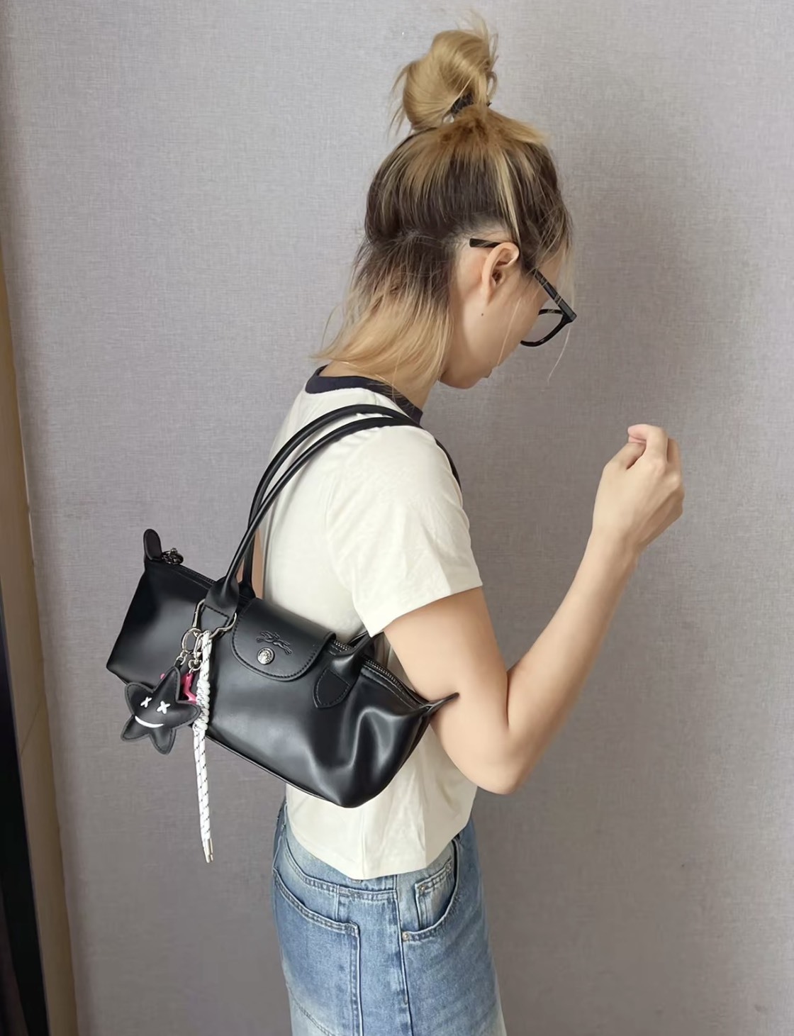 【逢甲 FUZZY】<限時預購>LongChamp Pliage Xtra 法棍包 mini 水餃包