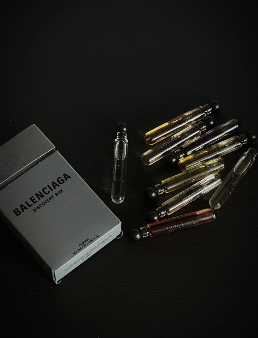 <現貨> Balenciaga Discovery Box 巴黎世家 全新香氛系列 Discovery Box 菸盒 造型 試管 香水 10款香味