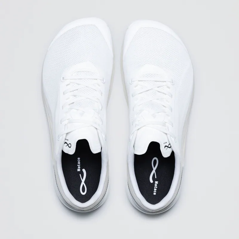 NOTACE 女款 MICHI 1 WHITE 赤足路跑鞋