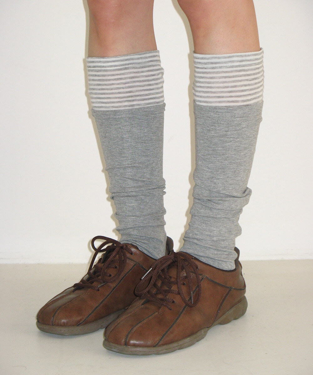 RONRON - LAYERED OPEN TOE LEG WARMERS *3色* (RR26ASO5634)