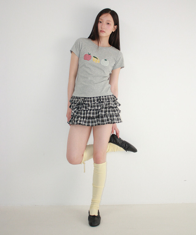 RONRON - LOGO STRING KNEE SOCKS *4色* (RR26ASO5633)