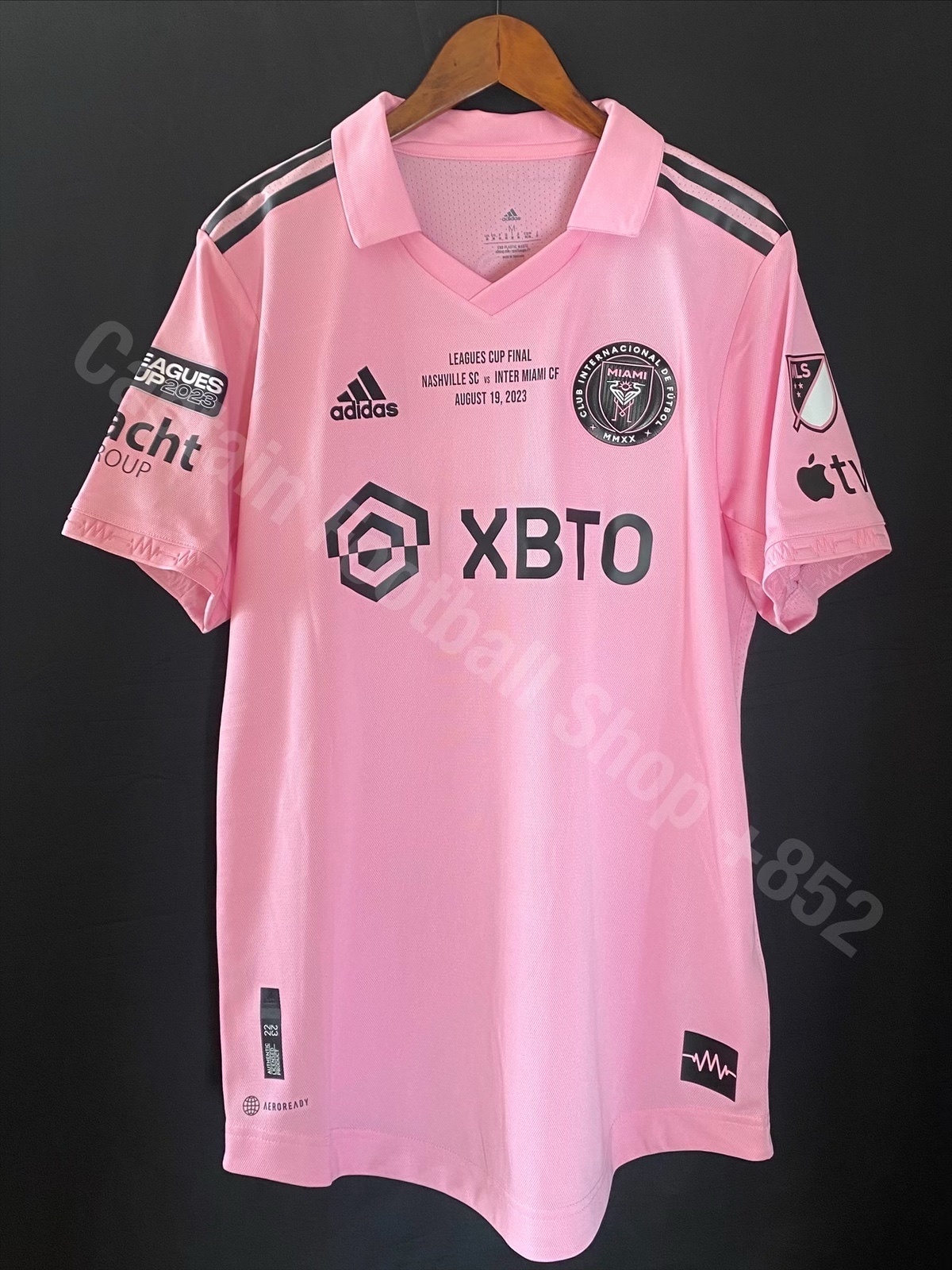 (BNWT) Inter Miami 2023 Leagues Cup Final Adidas Home Authentic Player Shirt #10 MESSI