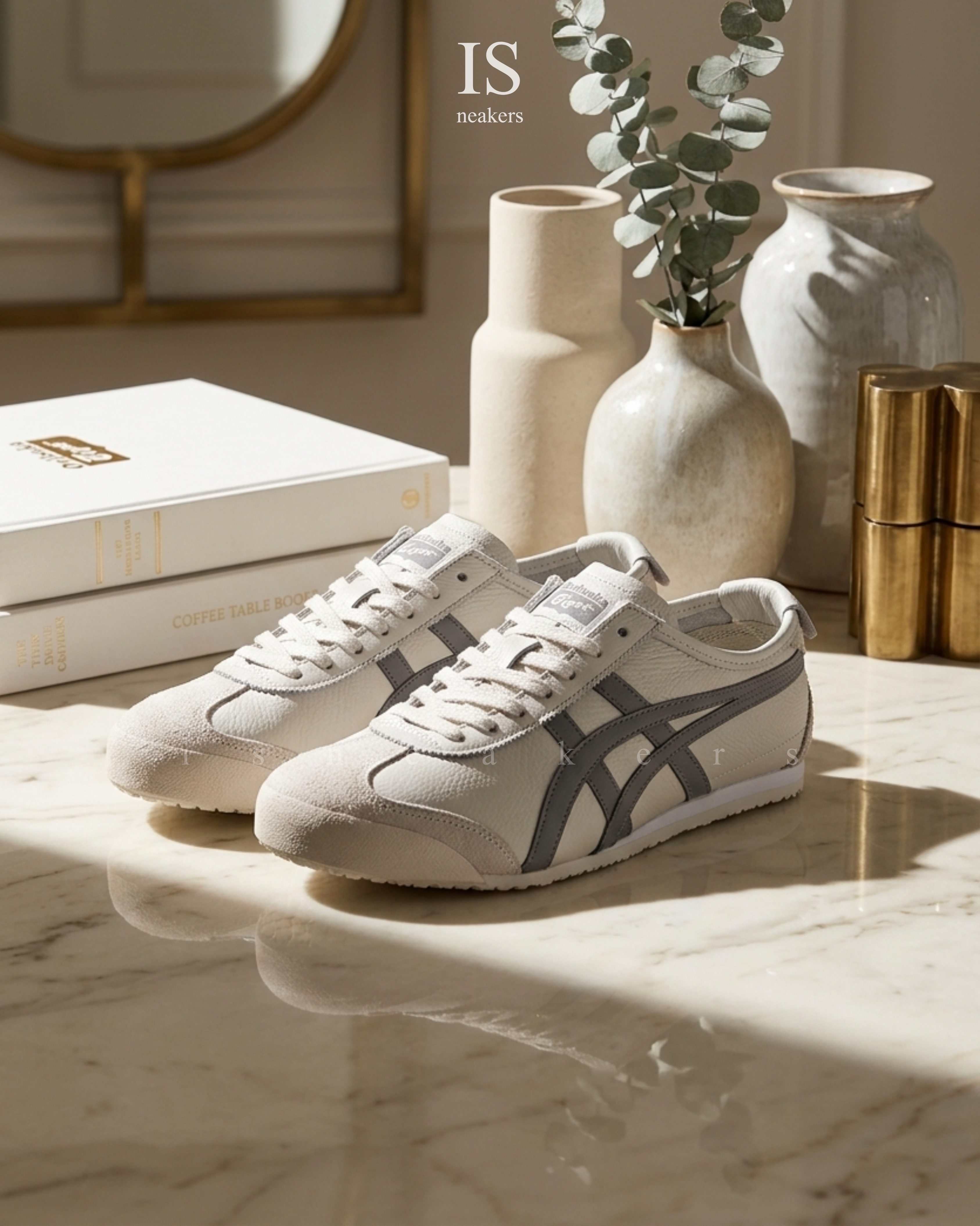 iSNEAKERS｜Onitsuka Tiger Mexico 66 鬼塚虎 德訓鞋 燕麥奶灰 麂皮 男女款 1183A201-250