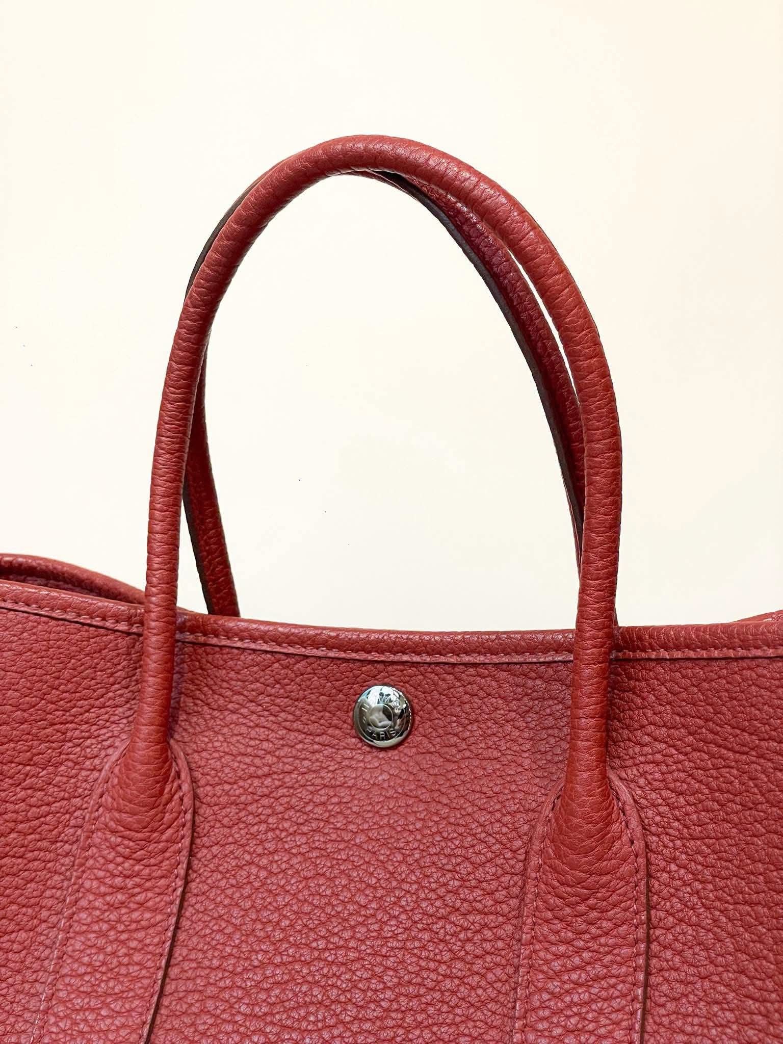 Preloved Hermès Garden Party 30 Negonda Leather  Brique HK$1x,xxx (HK$2,000 即時落訂)