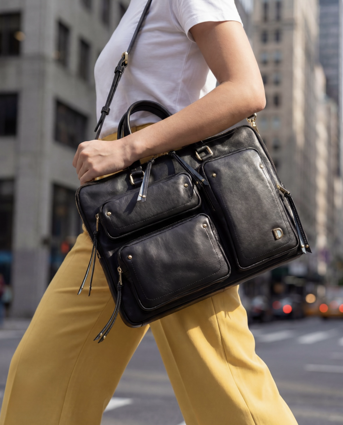 Dudu Leather bag Dots - 639-6093-01 Black