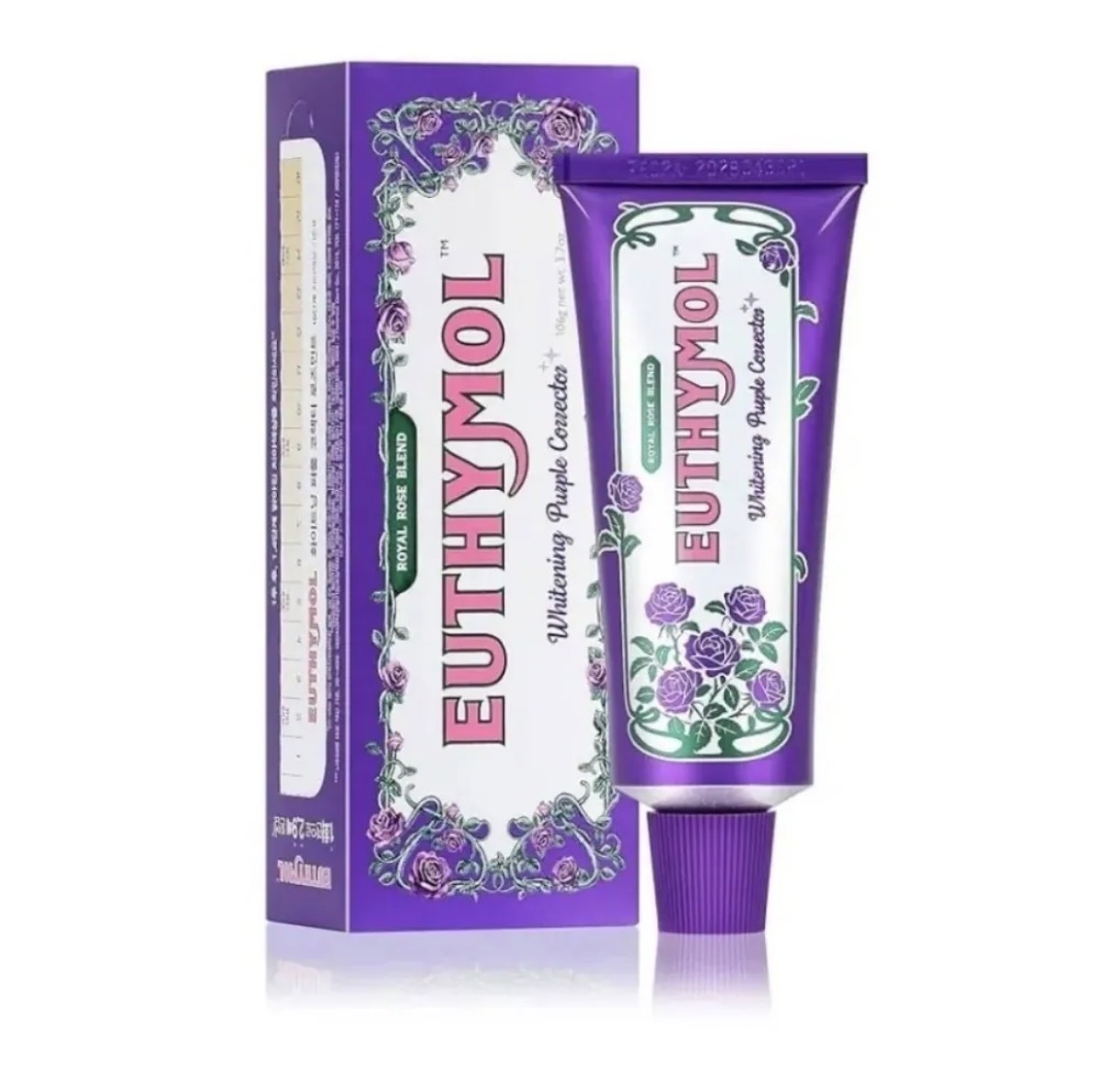 【多莉推薦】JP Euthymol 矯正美白牙膏 紫色 水蜜桃花香 106g 8402 TK260717