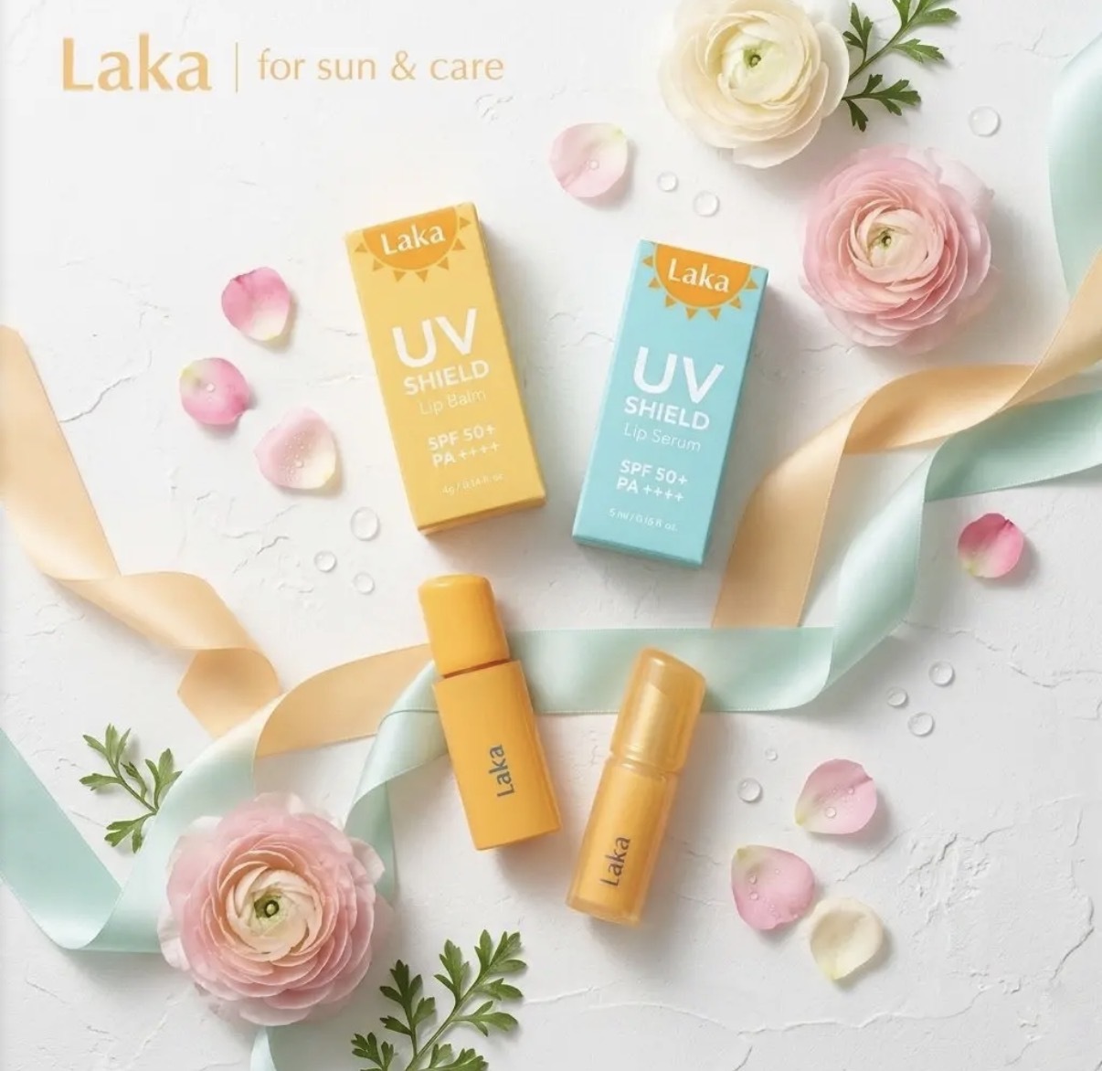 【SNS熱話】JP LAKA UV 防護護唇膏＆唇部精華｜SPF50+ PA++++ 9387 9394 TK260717