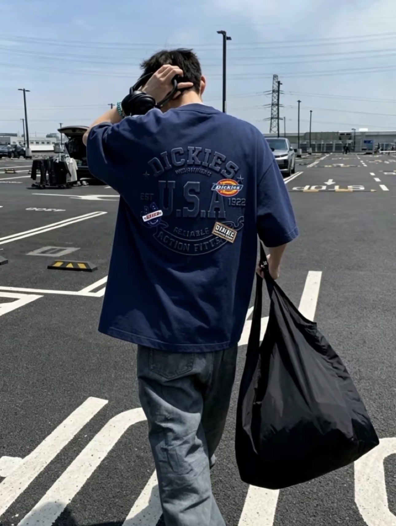 Dickies 美式 經典 立體 鋼印 Logo 貼布 圖騰 短T 3色