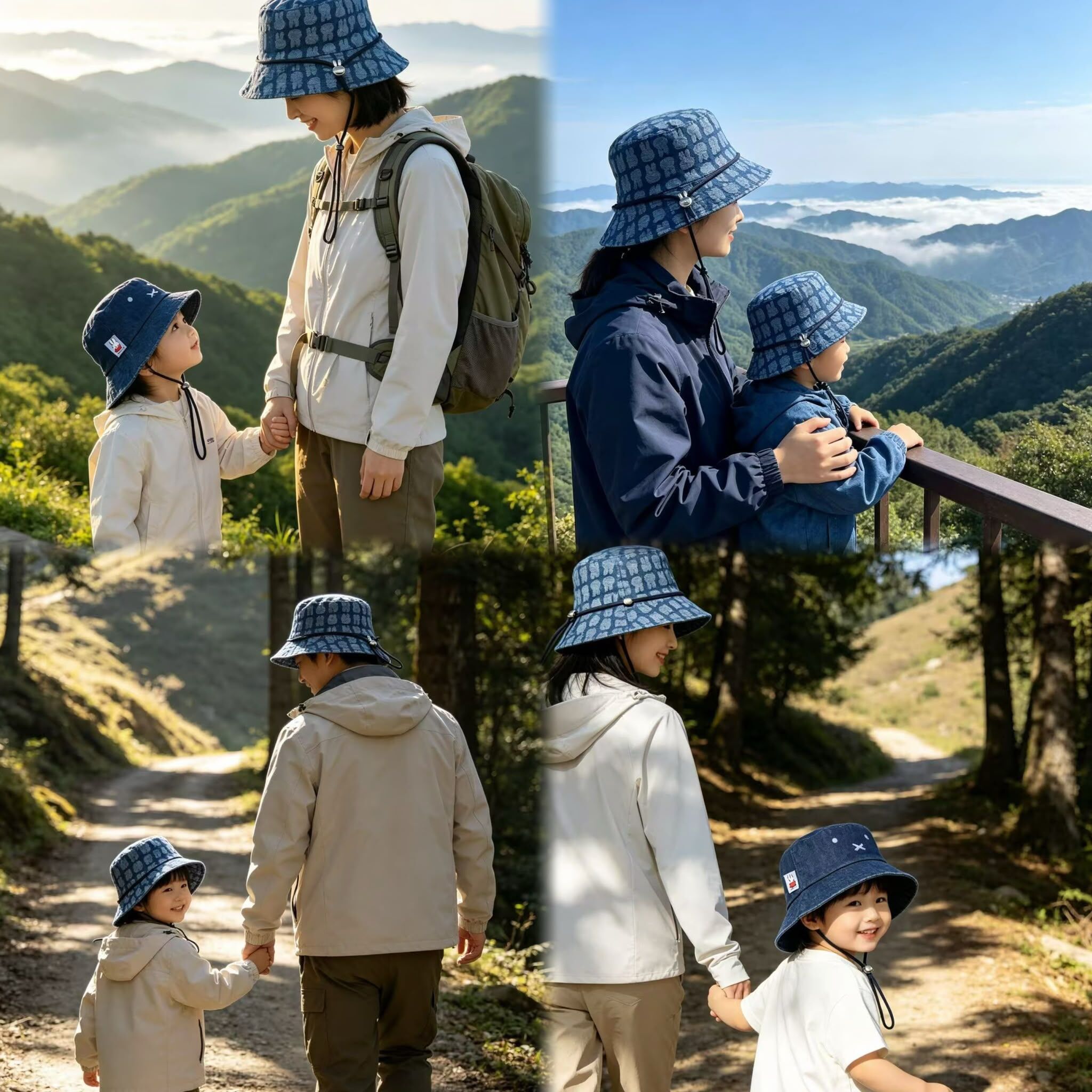 廠單 miffy防走失書包&親子漁夫帽