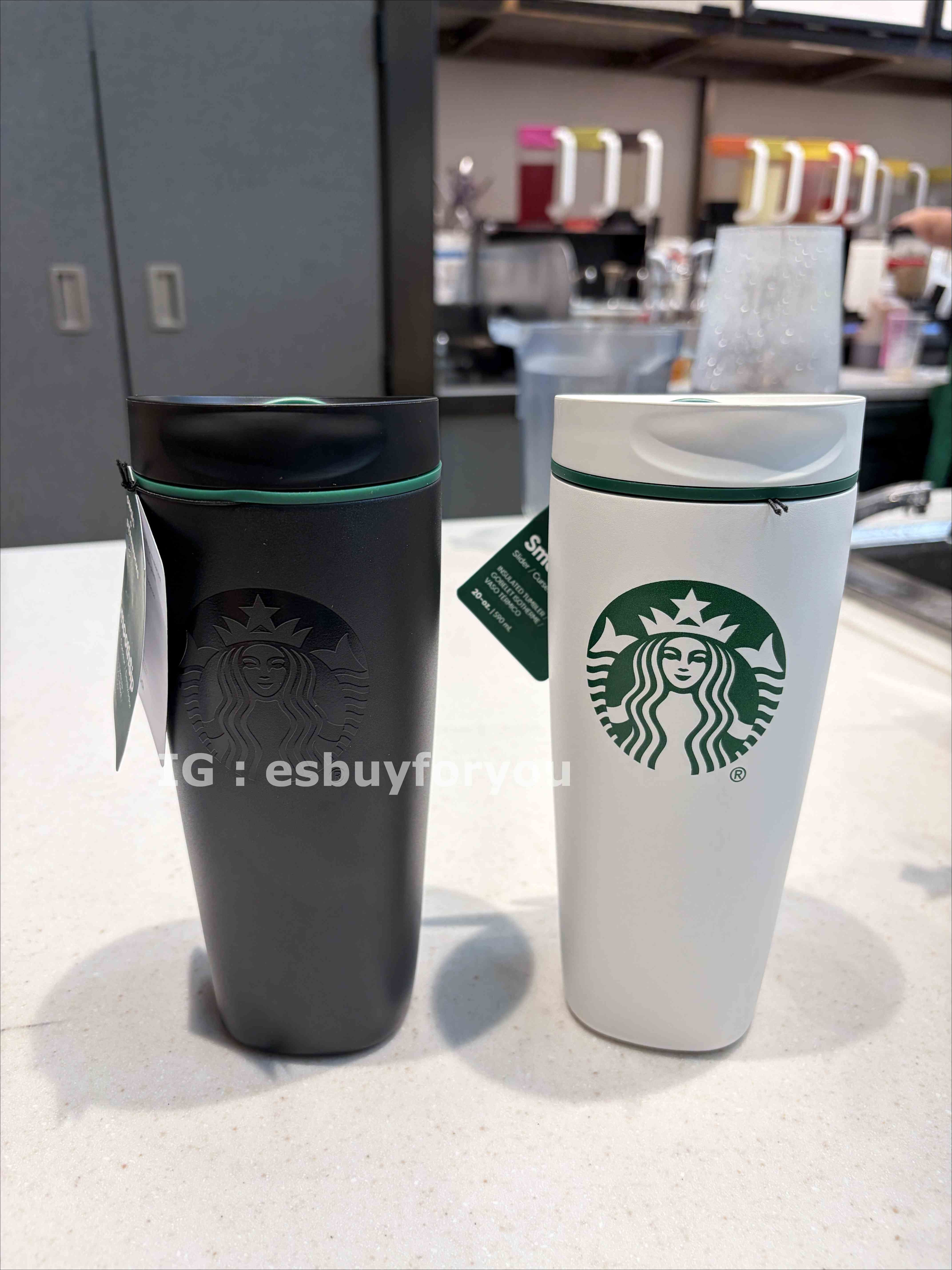 【限時】星巴克 x Owala 聯名款(20oz 590ML) 不鏽鋼 SmoothSop Tumbler 水杯/咖啡杯 (2色)