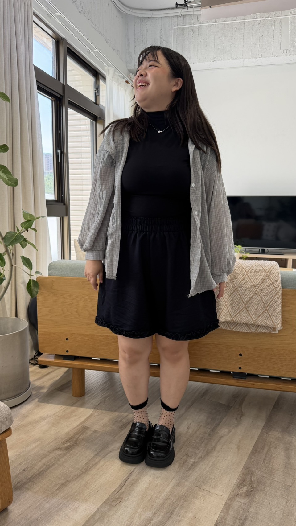超舒服點點花邊褲(建議肉肉女生穿)