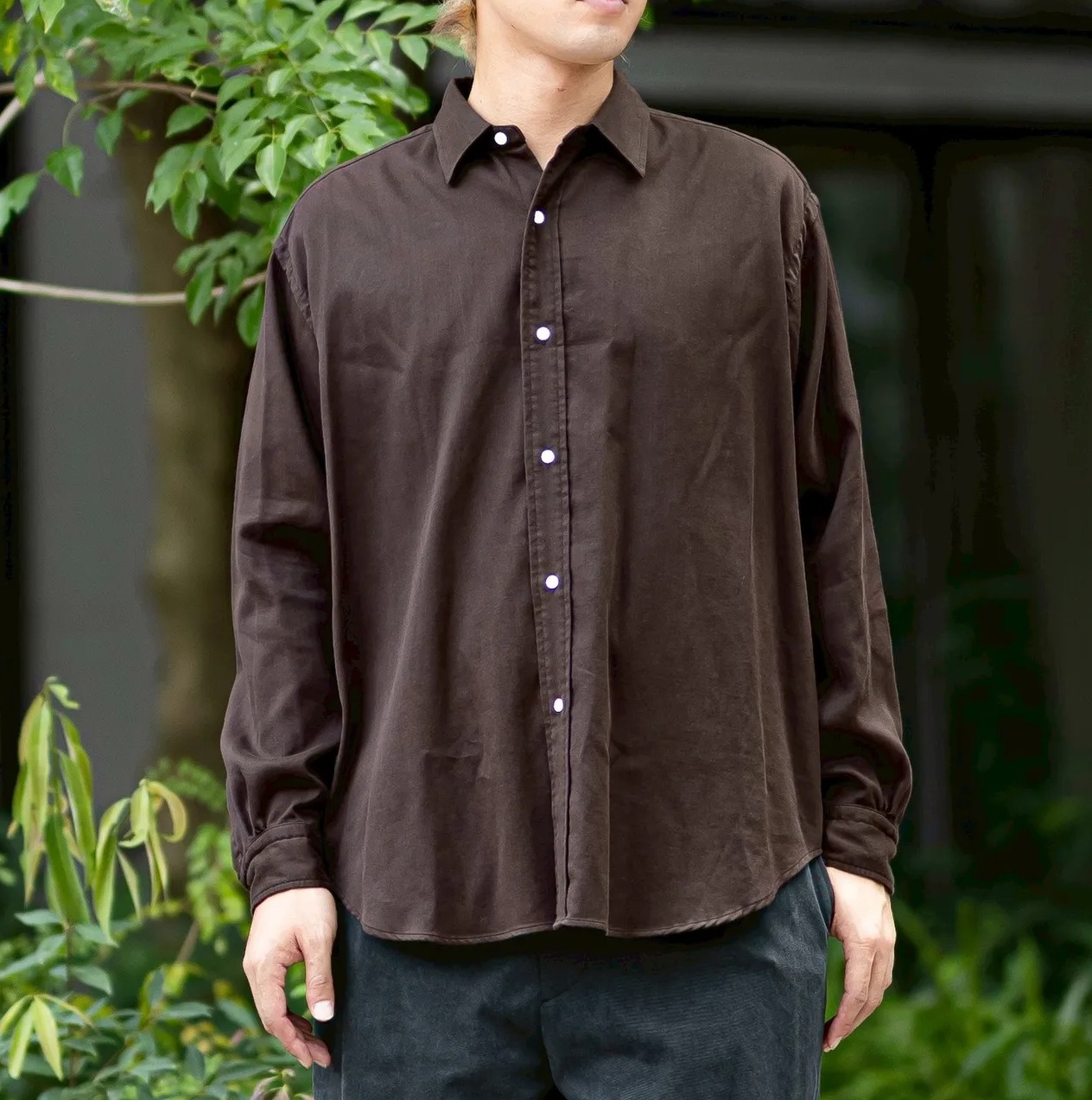 A.PRESSE 2026 DOUBLE WEAVE TWILL REGULAR COLLAR SHIRT (26AAP-02-05) - PRE ORDER ITEM (預訂中)
