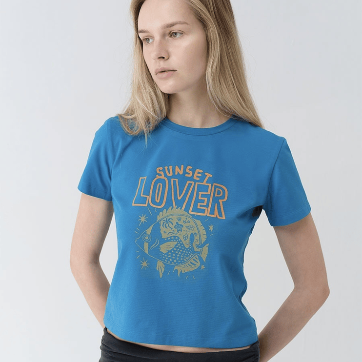 RAIVE｜Fish Lover Graphic T-shirts [2 colors]