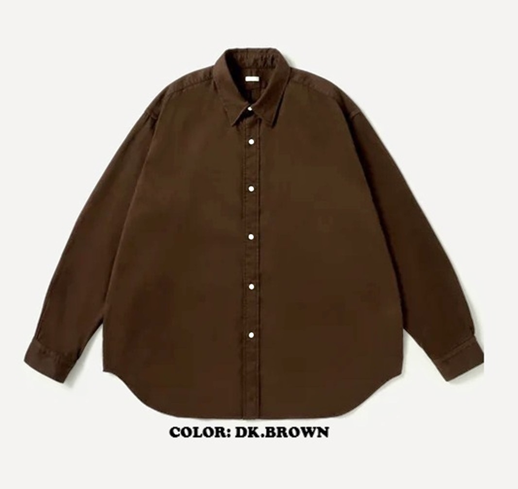A.PRESSE 2026 DOUBLE WEAVE TWILL REGULAR COLLAR SHIRT (26AAP-02-05) - PRE ORDER ITEM (預訂中)