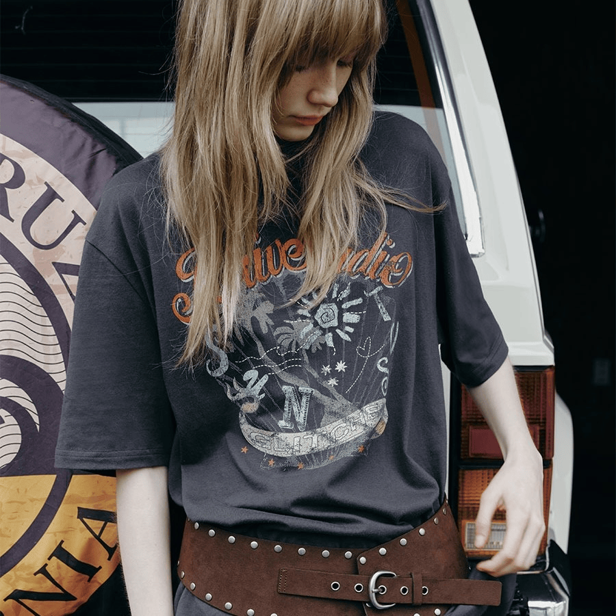 RAIVE｜Sunset Graphic T-shirts [3 colors]