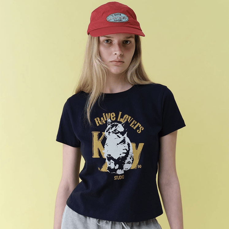 RAIVE｜New Raive Cat Graphic T-shirts [3 colors]