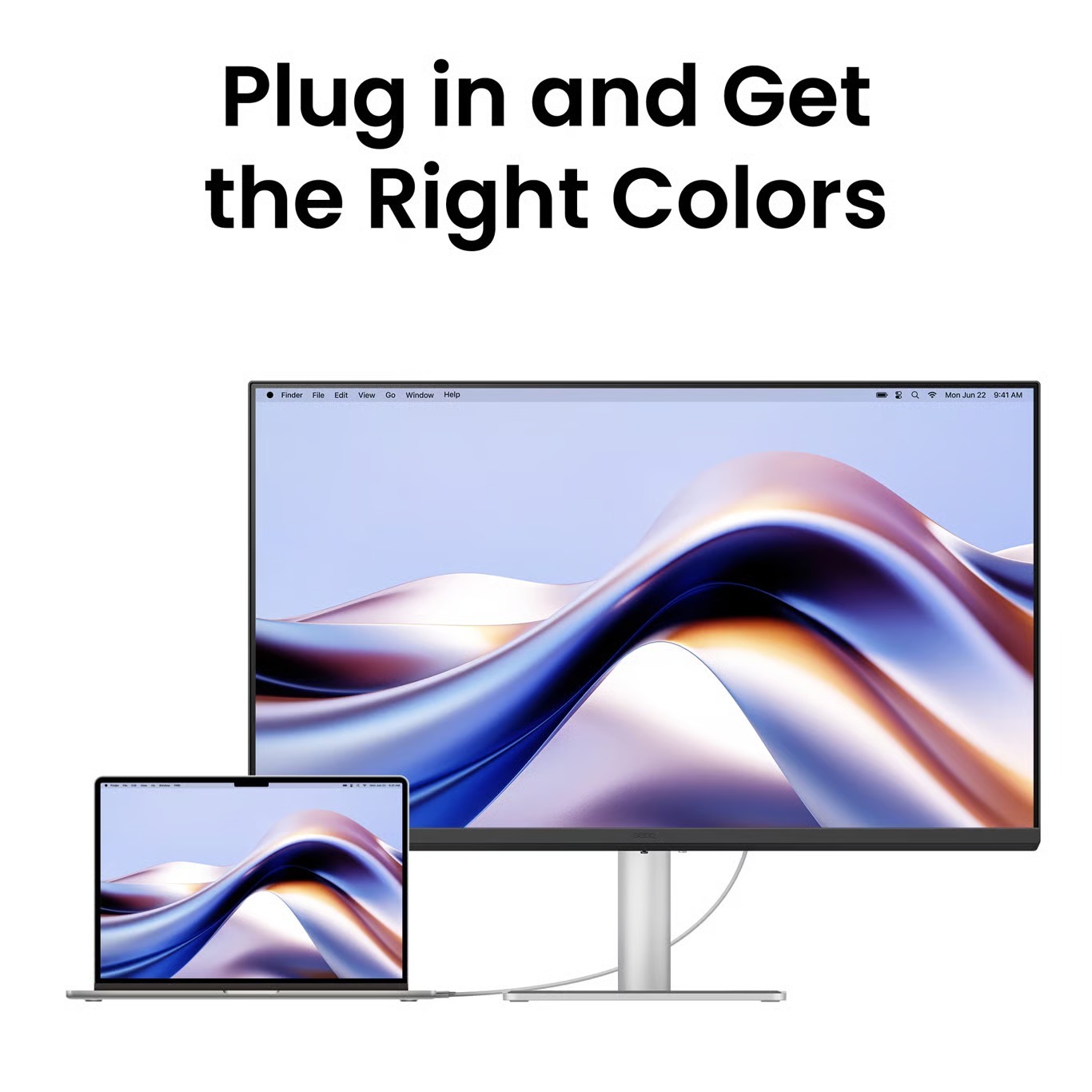 BenQ MA270U 27” 4K UHD IPS Monitor for MacBook