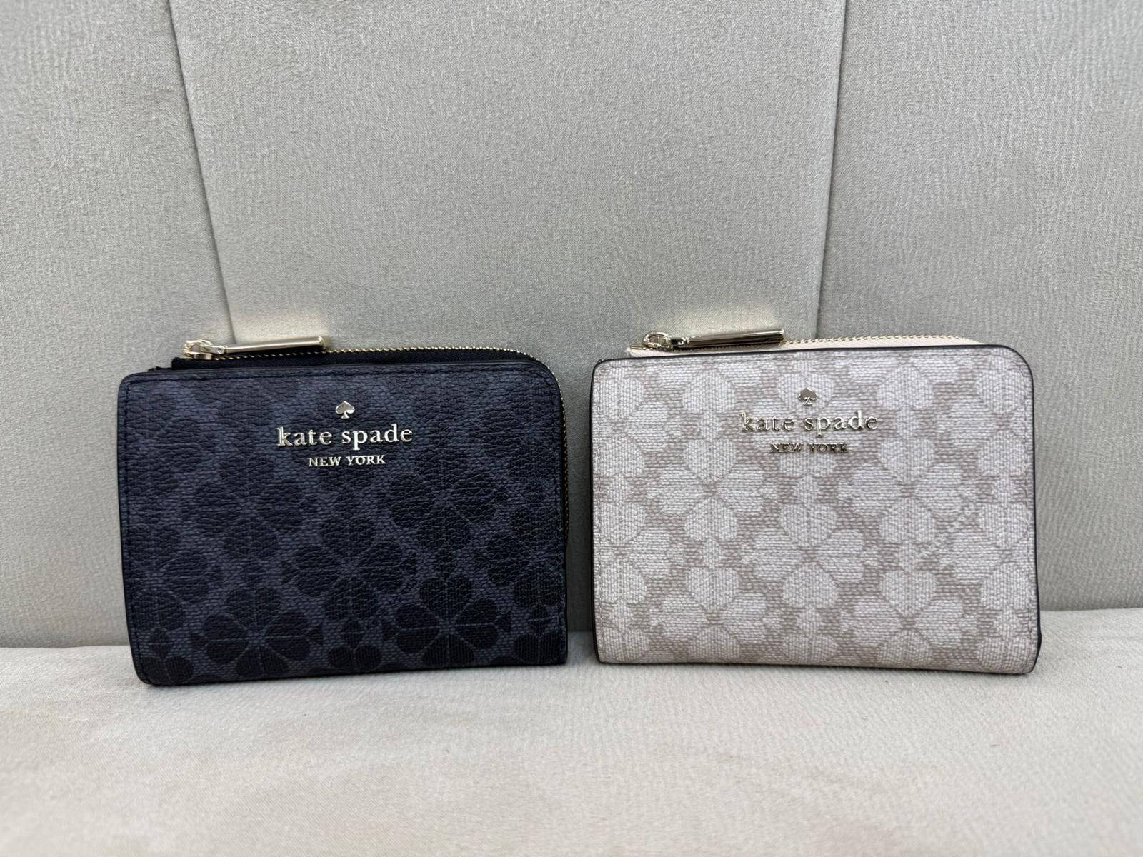LYS02103 Kate spade 啪扣拉鏈短銀包