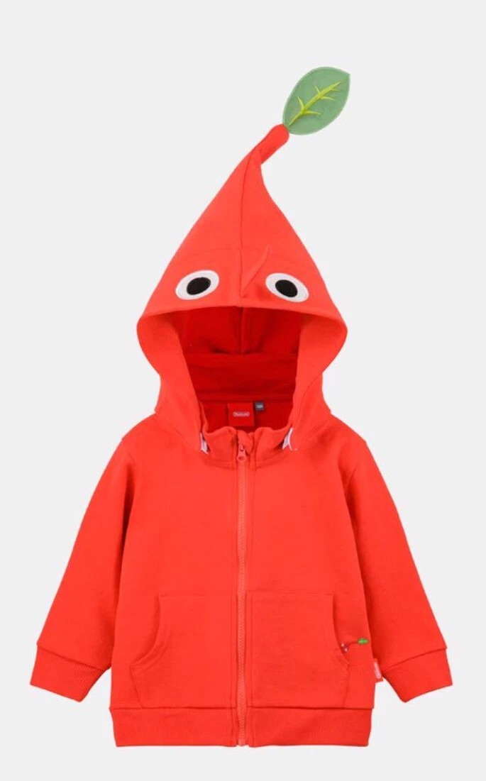 皮克敏 紅色兒童衛衣外套  (Size 100)