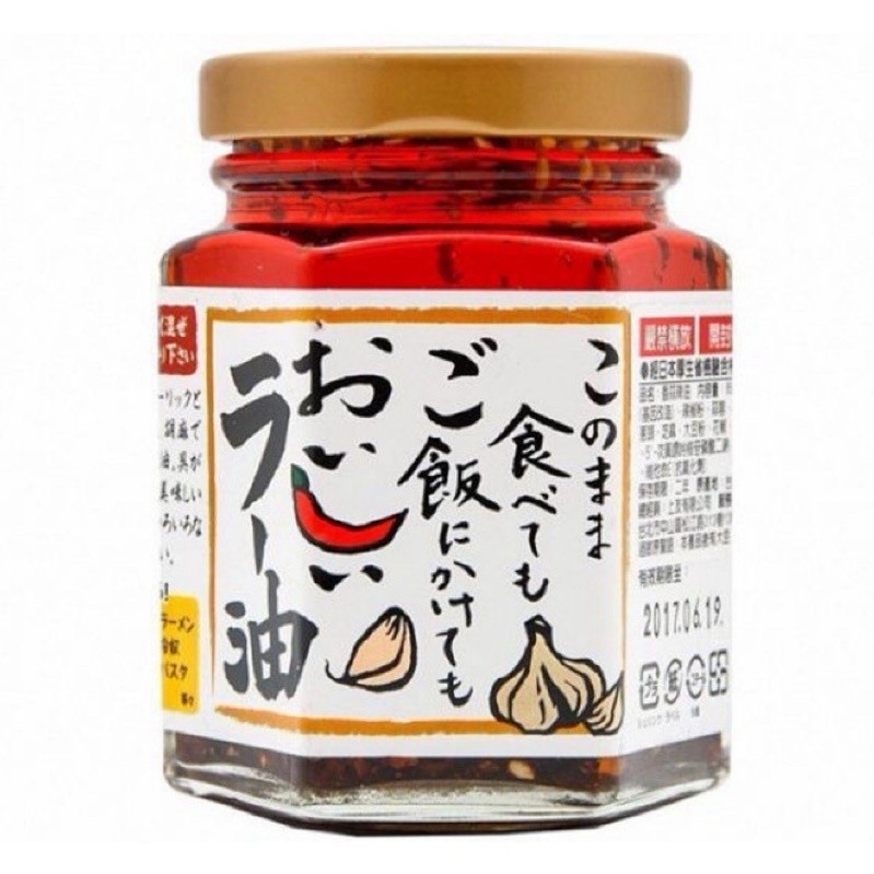 短效期 特價品 上友 日式 蒜辣油 85g