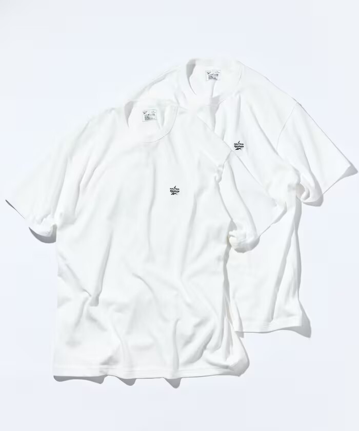 【OWN】NAUTICA X Reebok 短袖 上衣 日本線 兩件組 限量 聯名 刺繡 夏季新品 男女通用 黑色 白色 灰色