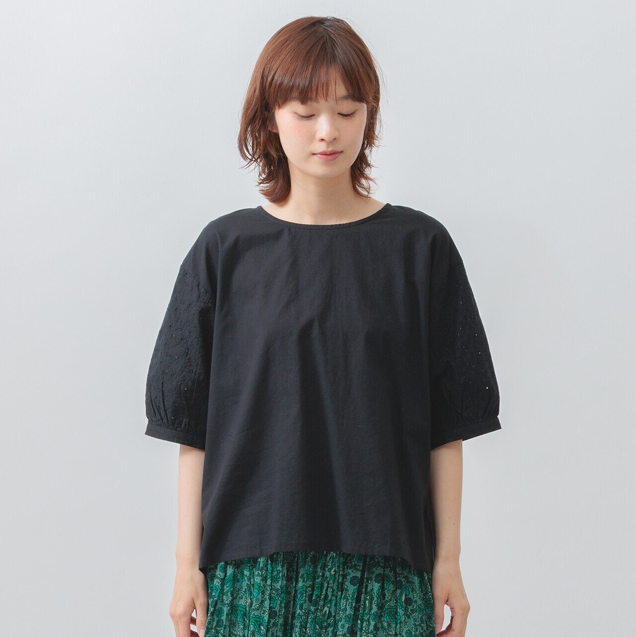 MMO 刺繡袖TOP