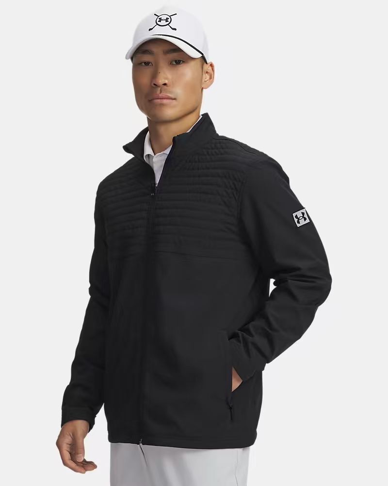 【預購】UNDER ARMOUR H071810 Drive Pro 男裝拉鏈外套 (黑色)