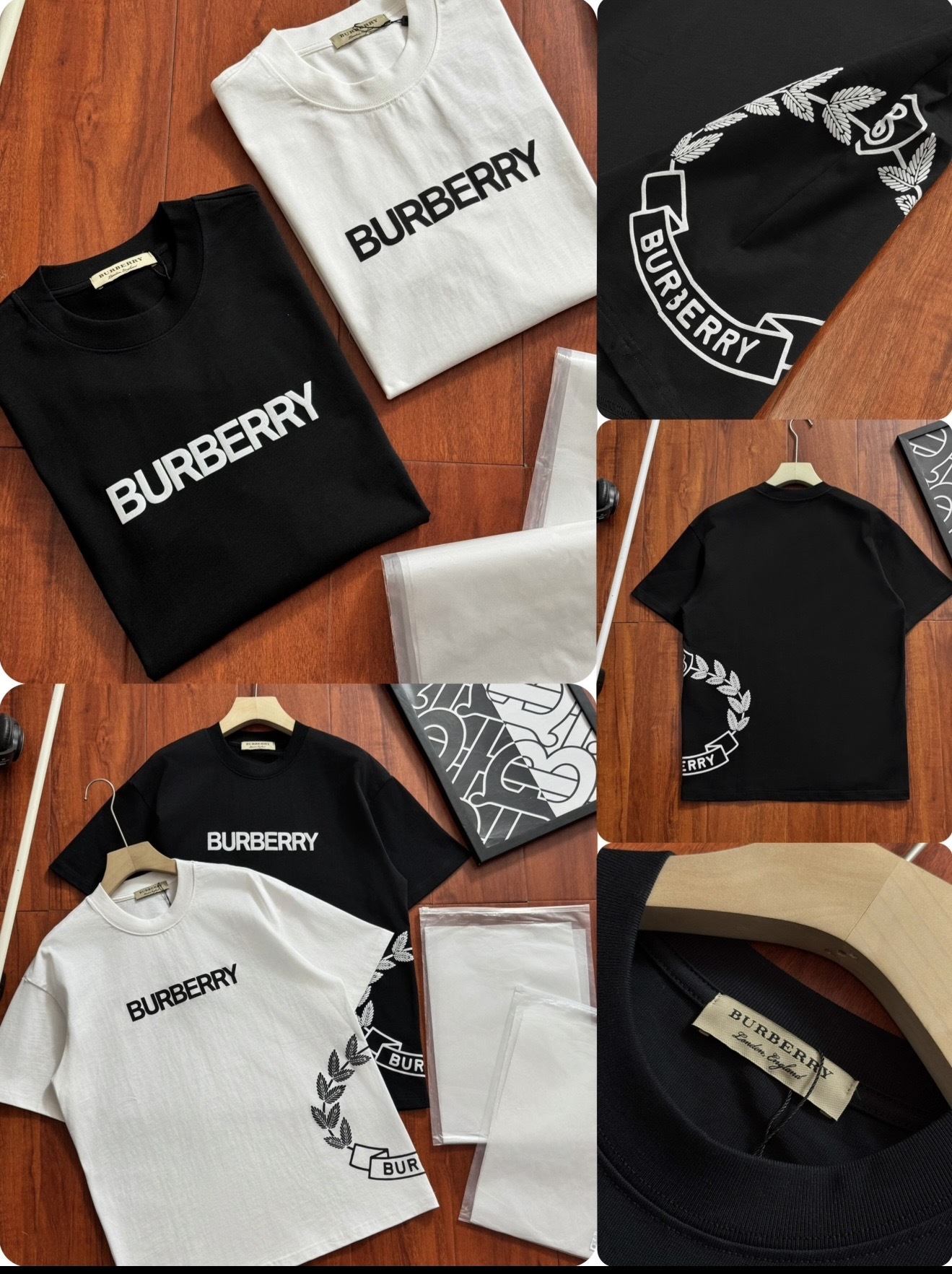 Bur*berry 印大禾花Logo短袖Tee -rq319957