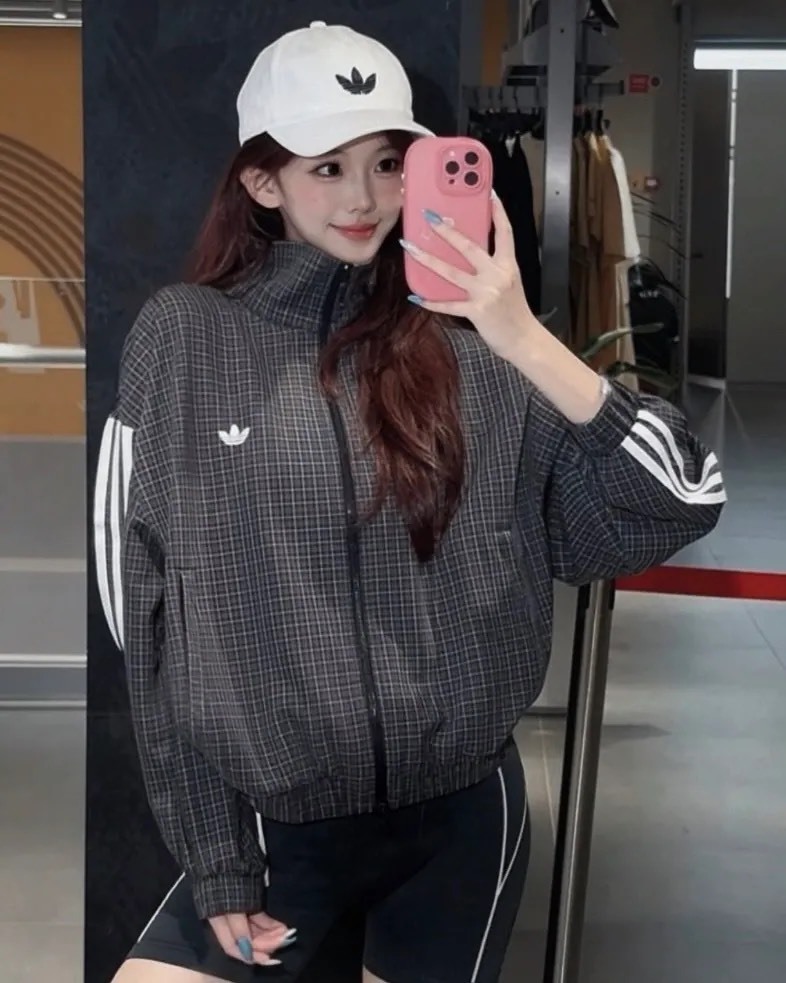 <阿迪設計師太屌🫠> ADIDAS ORIGINAL 26年最新款格紋系列 復古韓系格紋 外套 三色