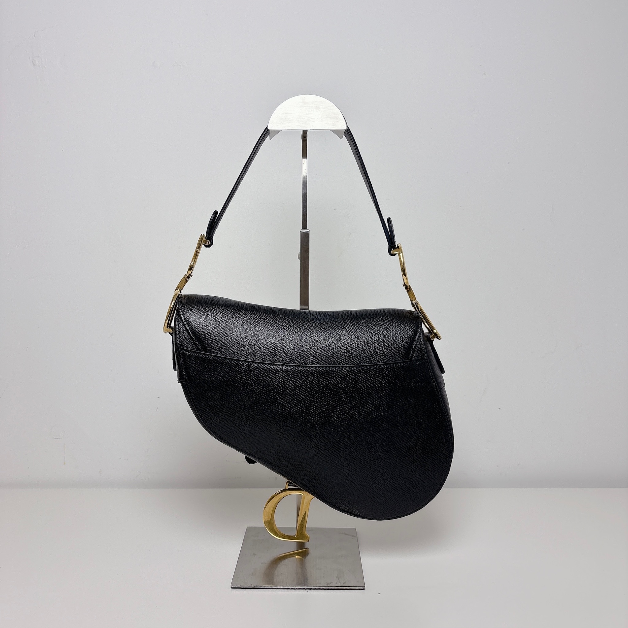 Dior Saddle Bag - Black / GHW