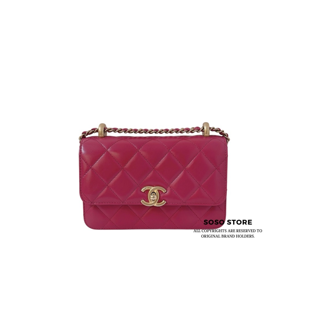 Chanel Mini Perfect Fit - Pink / GHW