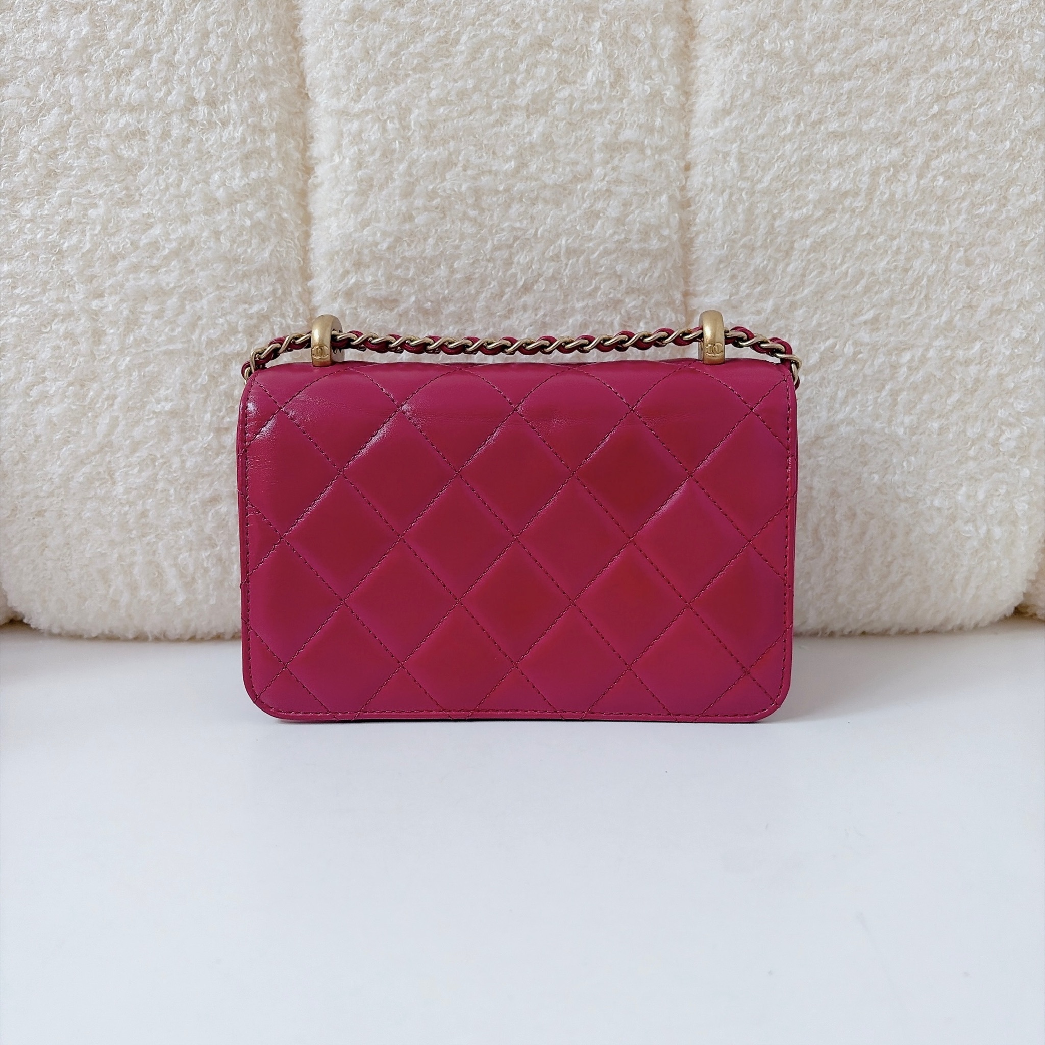 Chanel Mini Perfect Fit - Pink / GHW