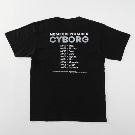 254851 Pbandai 預訂 2026/8月 サイボーグ009 ネメシス　Tシャツ　ネメシスナンバー柄