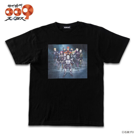 254851 Pbandai 預訂 2026/8月 サイボーグ009 ネメシス　Tシャツ　ネメシスナンバー柄