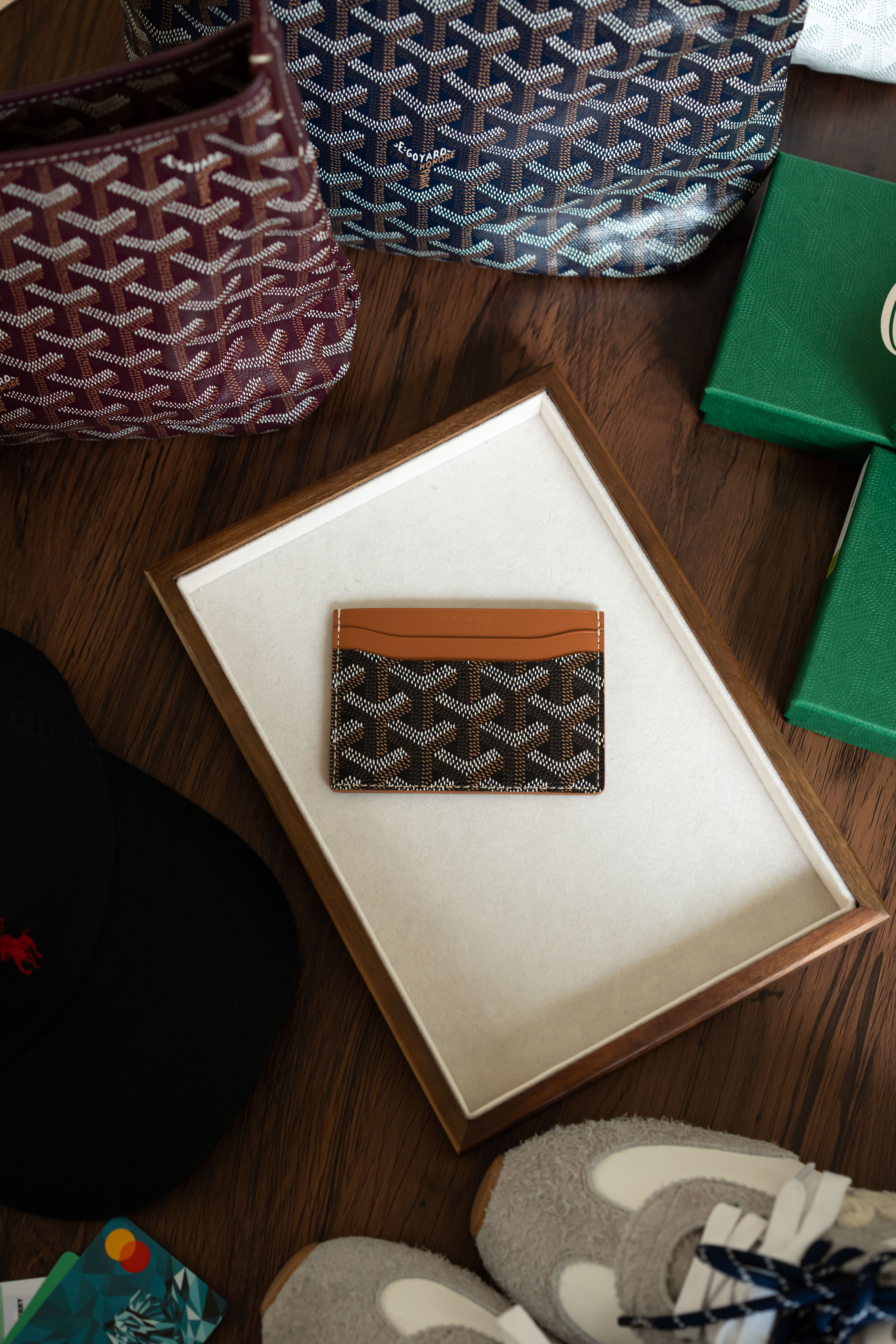 Goyard Saint-Sulpice Cardholder Brown 黑棕色