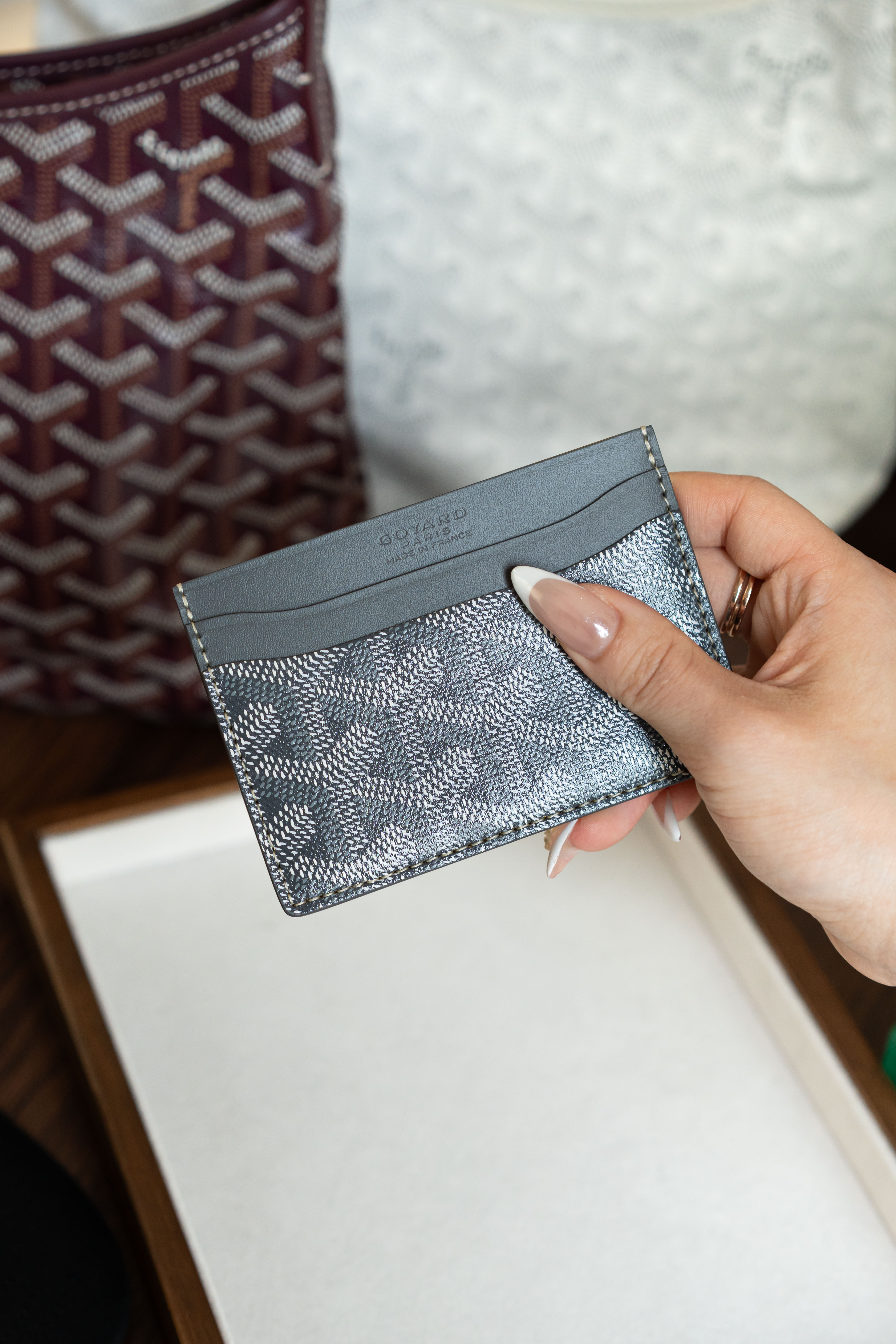 Goyard Saint-Sulpice Cardholder Grey 灰色