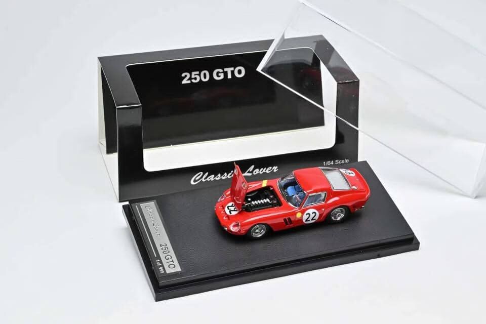 預訂:1/64 Classic Lover Ferrari 250 GTO Equipe Nationale Belge #22 (CLF250ENB )