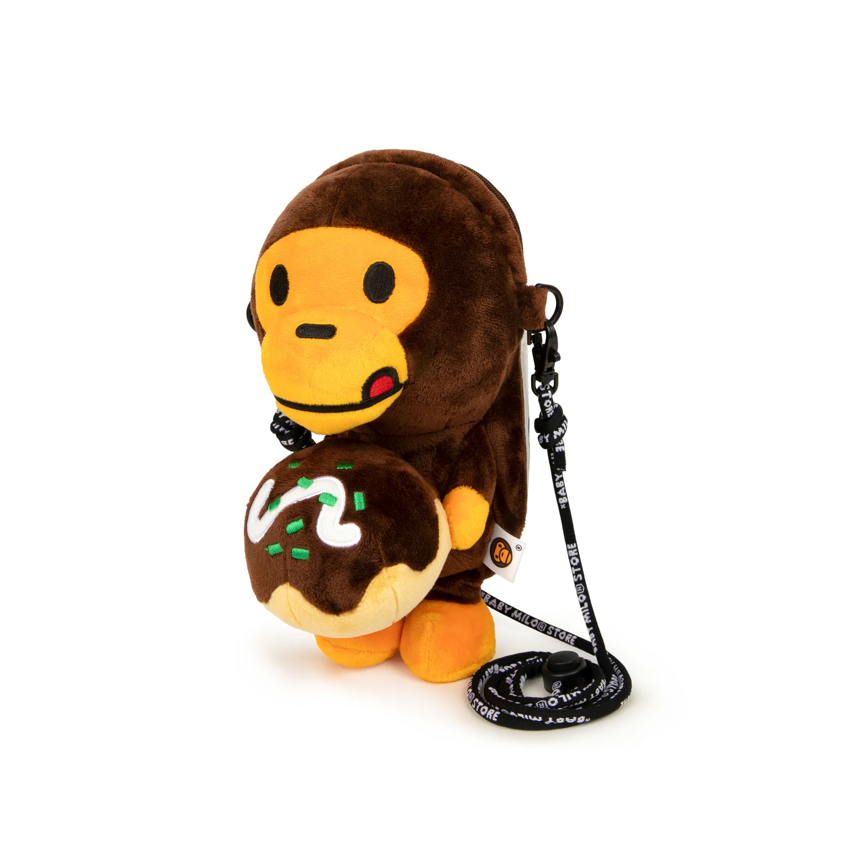 A BATHING APE BAPE BABY MILO TAKOYAKI PLUSH MOBILE CROSS-BODY BAG 章魚燒 手機包 斜背包