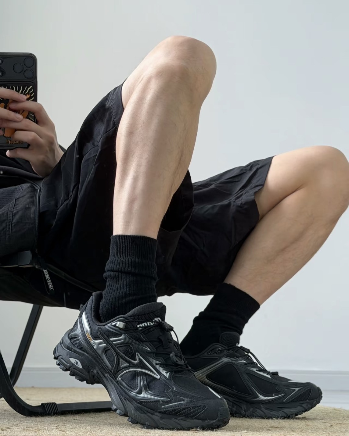 Mizuno Fiyi V2 Cordura 復古 防潑水 黑魂