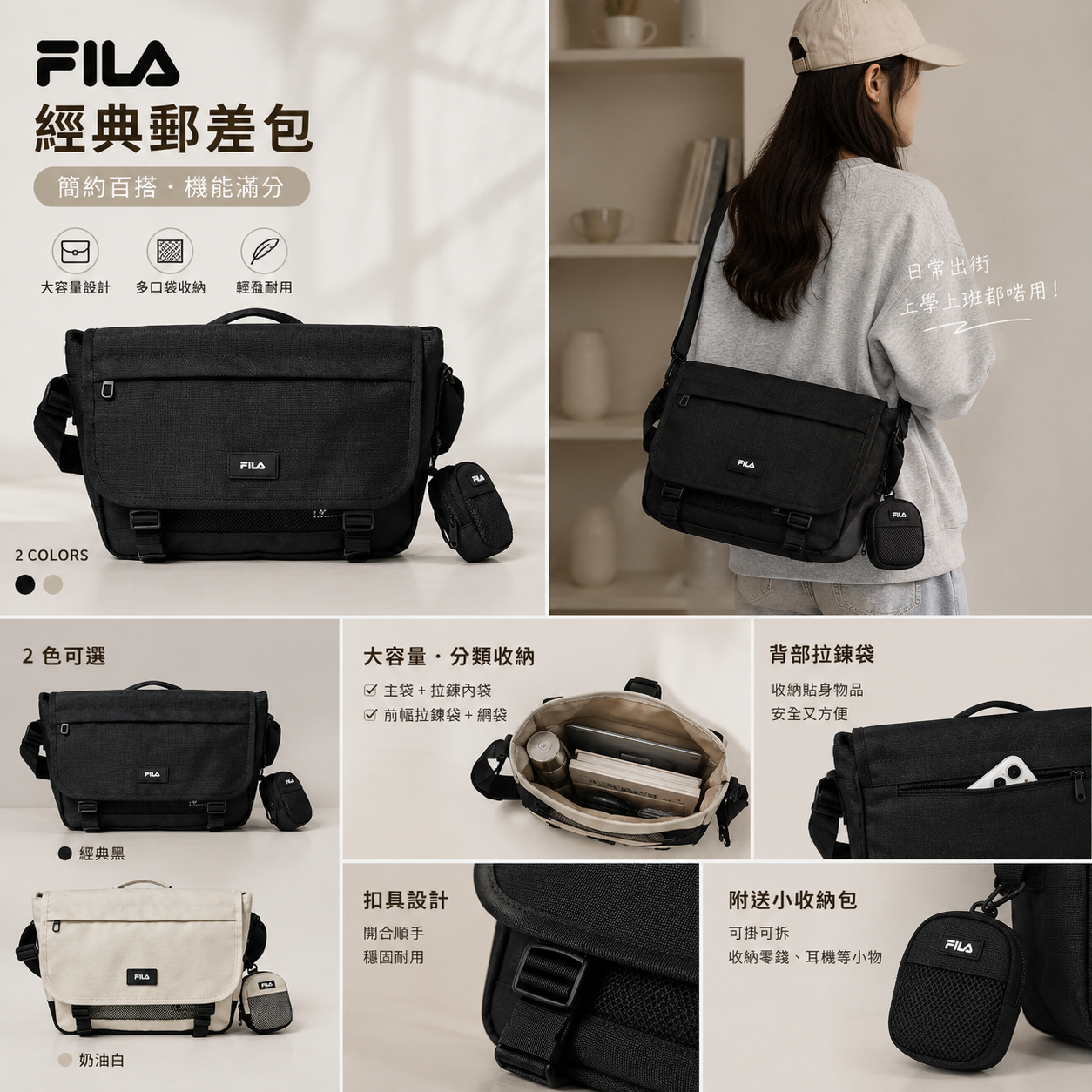 【預購】FILA WKR071607 Tiny 斜咩包
