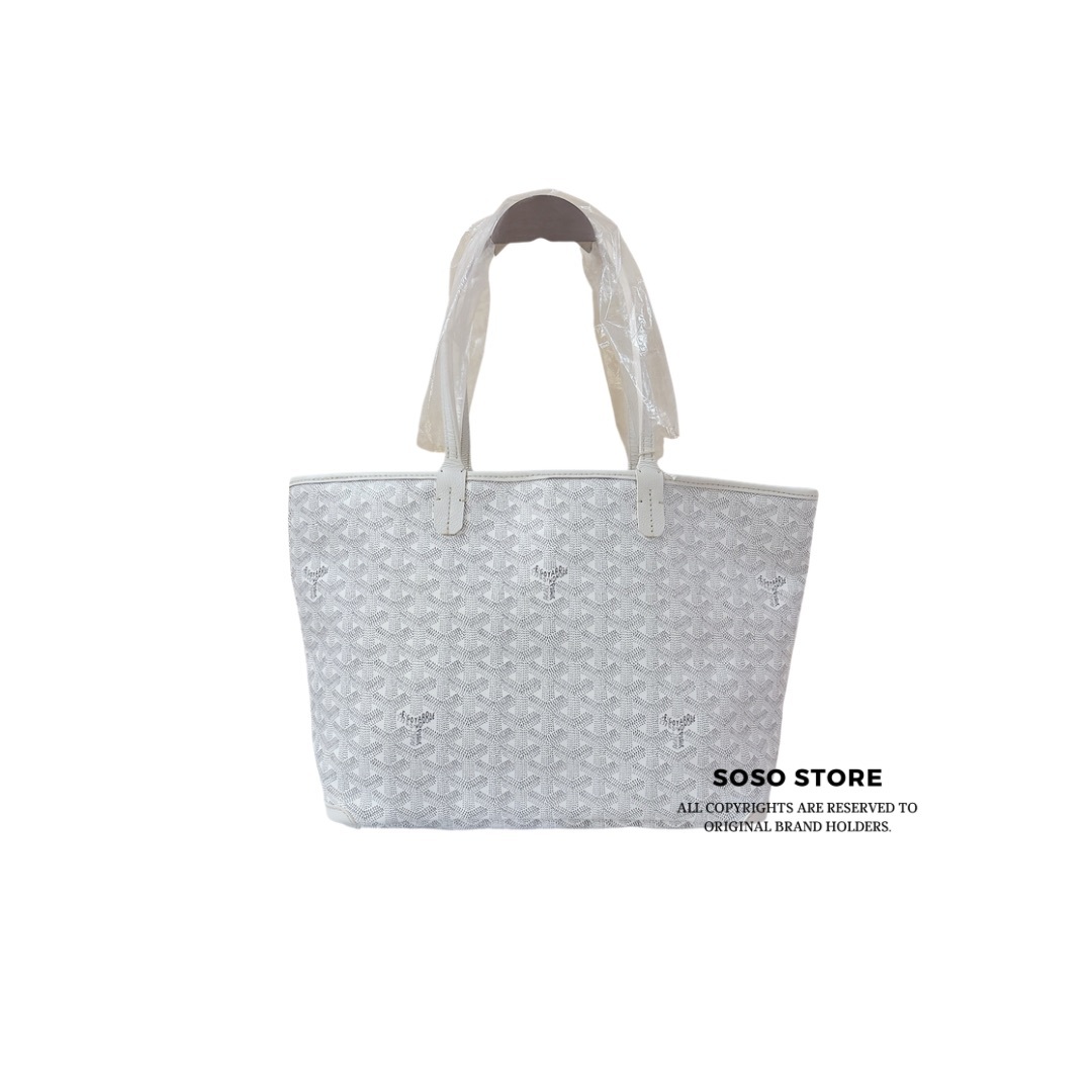 Goyard Artois PM Bag - White / SHW