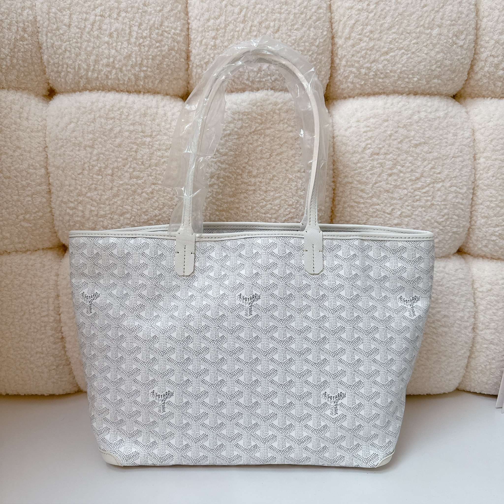 Goyard Artois PM Bag - White / SHW