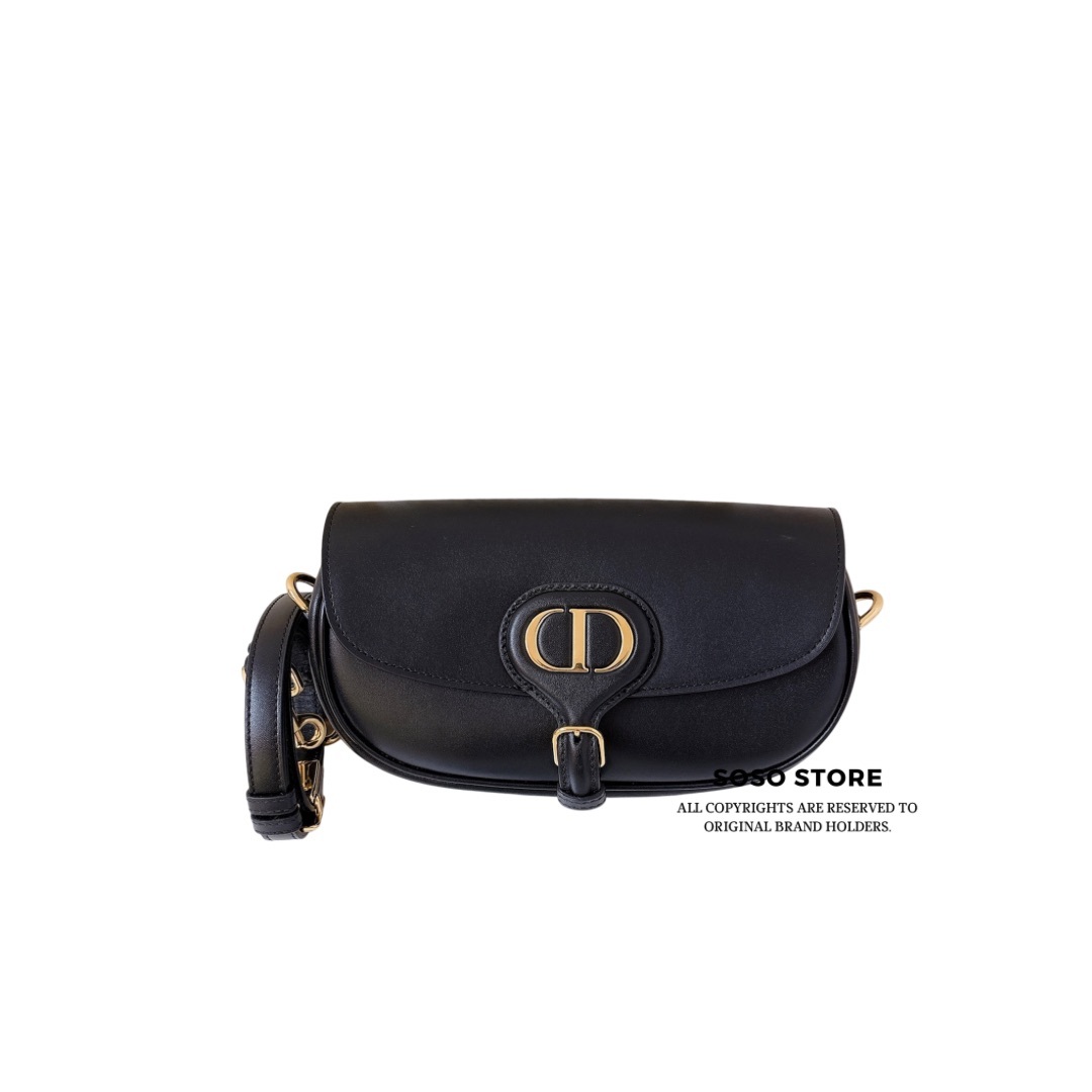 Dior Bobby East-West Bag - Black / GHW