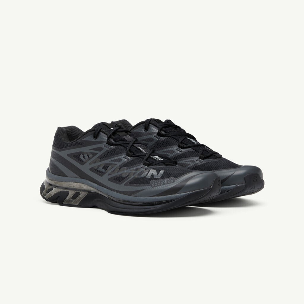 【代購】MM6 × SALOMON 聯名 5CM 低幫休閒鞋 男女穿搭 黑灰
