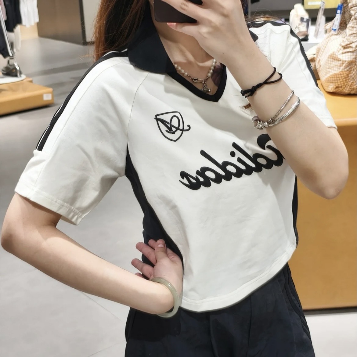 【代購】adidas Originals LUX TIRO 女款針織翻領短袖Polo衫