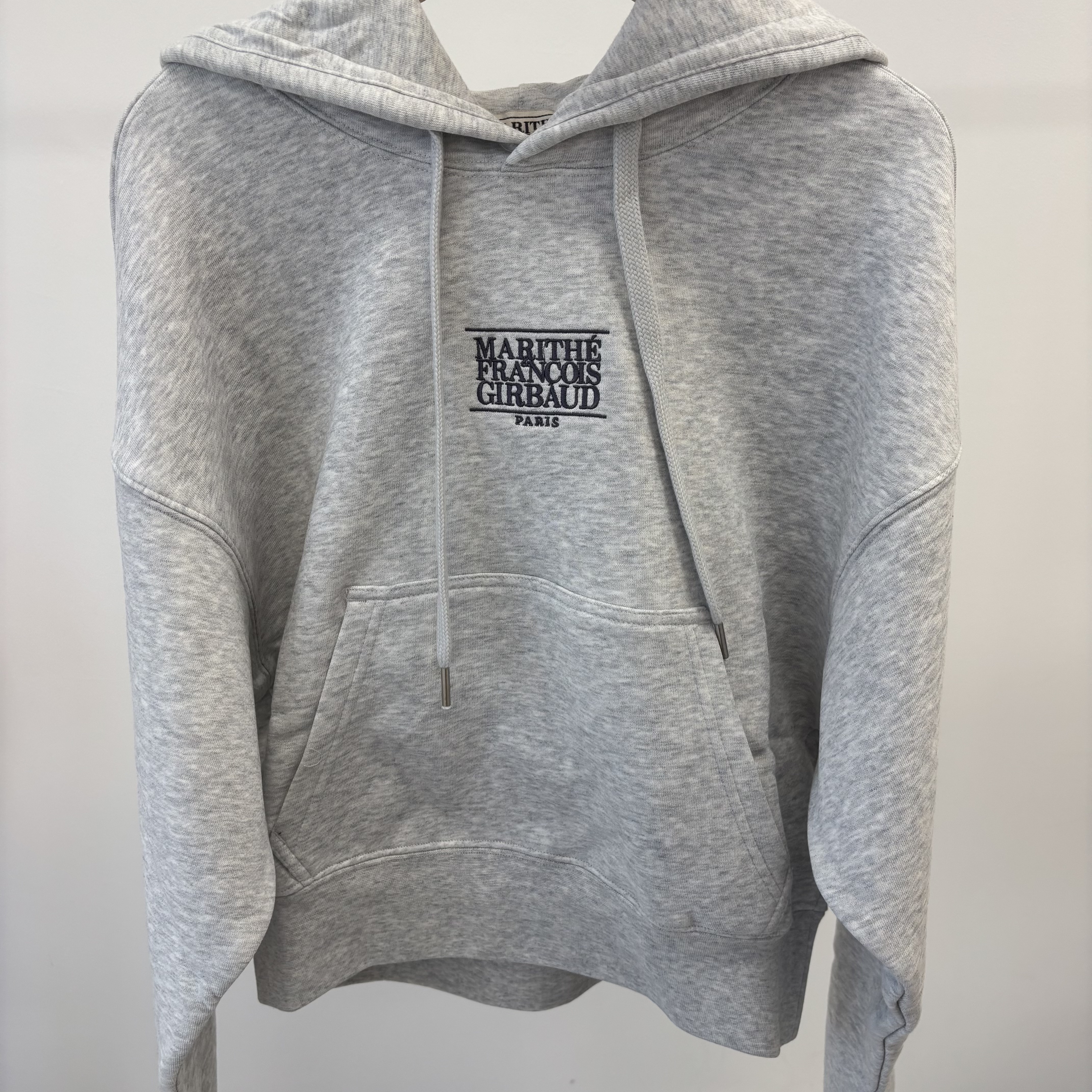 [現貨] MARITHE FRANCOIS GIRBAUD (MFG)｜W SMALL CLASSIC LOGO CROP HOODIE