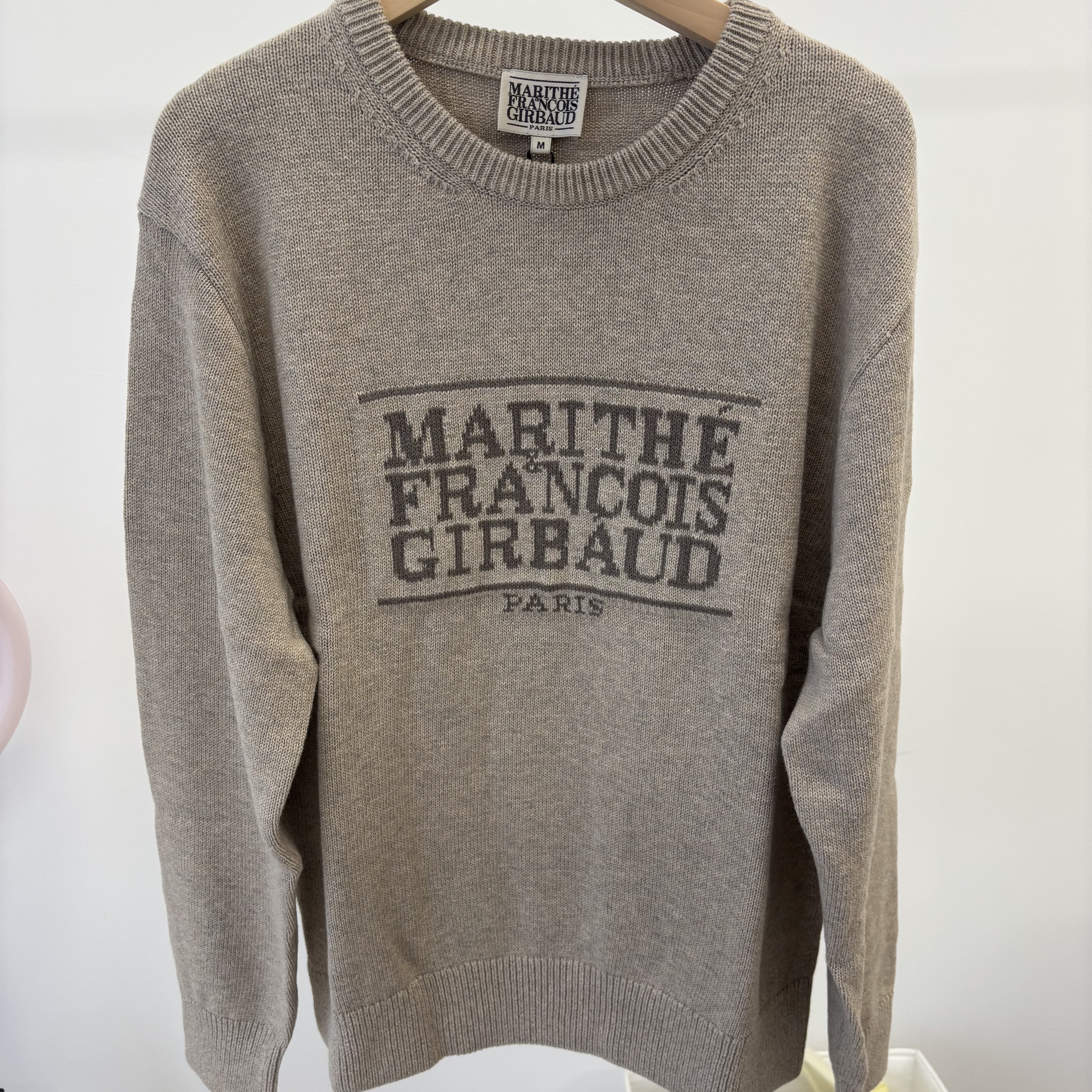 [現貨] MARITHE FRANCOIS GIRBAUD (MFG)｜CLASSIC LOGO KNIT PULLOVER