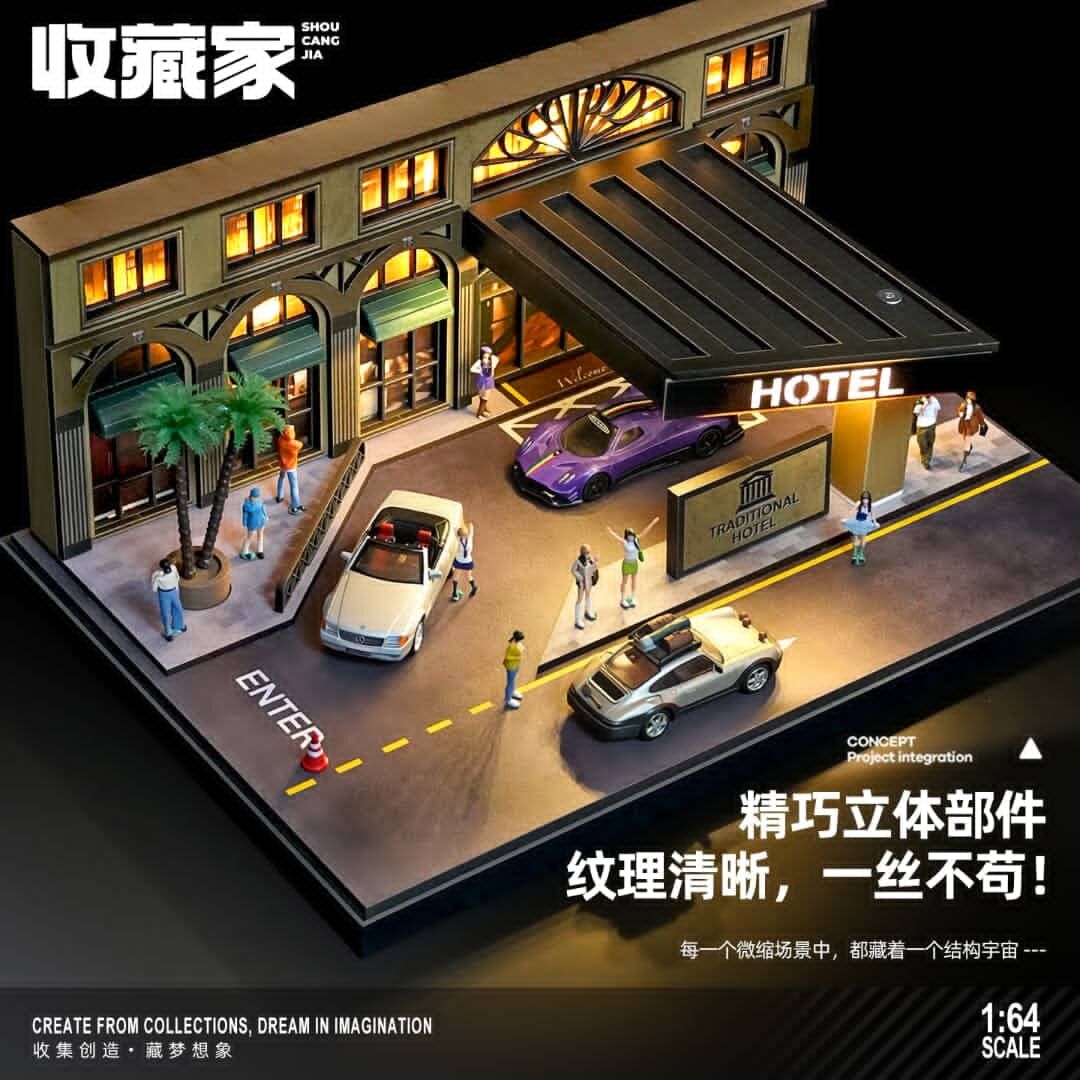 預訂:1/64 Shou Cang Jia Mid-Century Chinese Style Hotel (SCJ-82071)